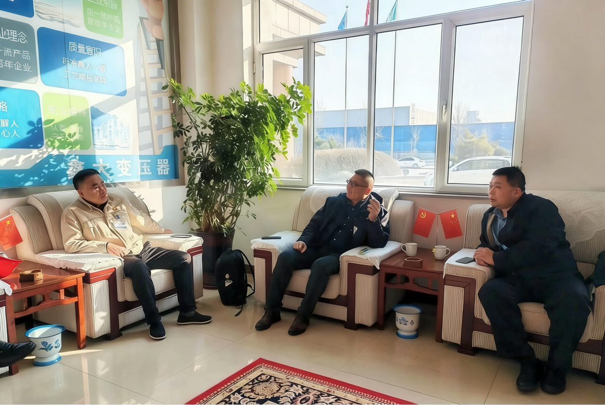 Г-н ма и делегация совместной компании чжунджи посетили нашу компанию.