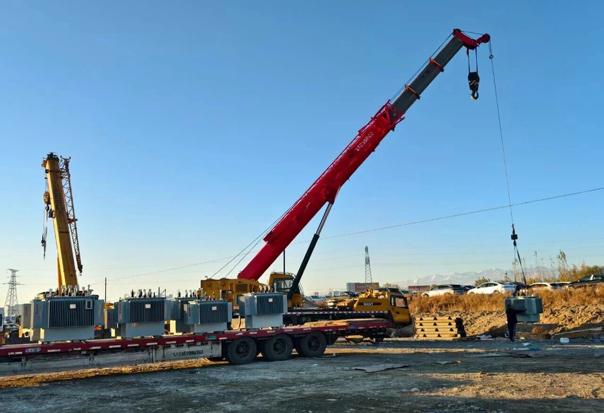  Вторая партия силовых трансформаторов Xin Da была успешно доставлена в порт хоргос.